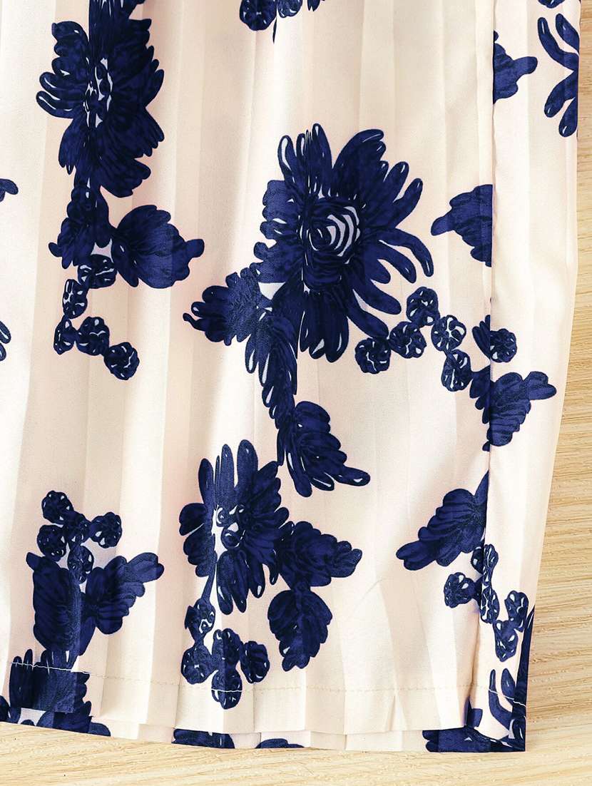 girls floral print top and skirt set co-ord set - 22083168 - Standard Image - 3
