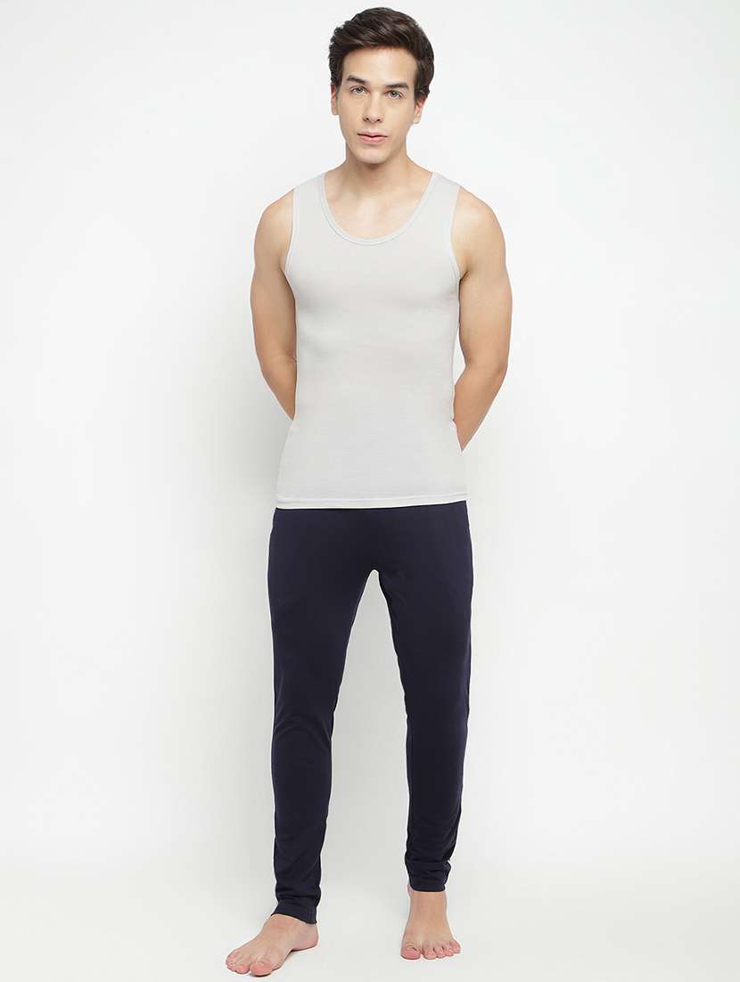 grey 100% cotton vest - 22083212 -  Standard Image - 5