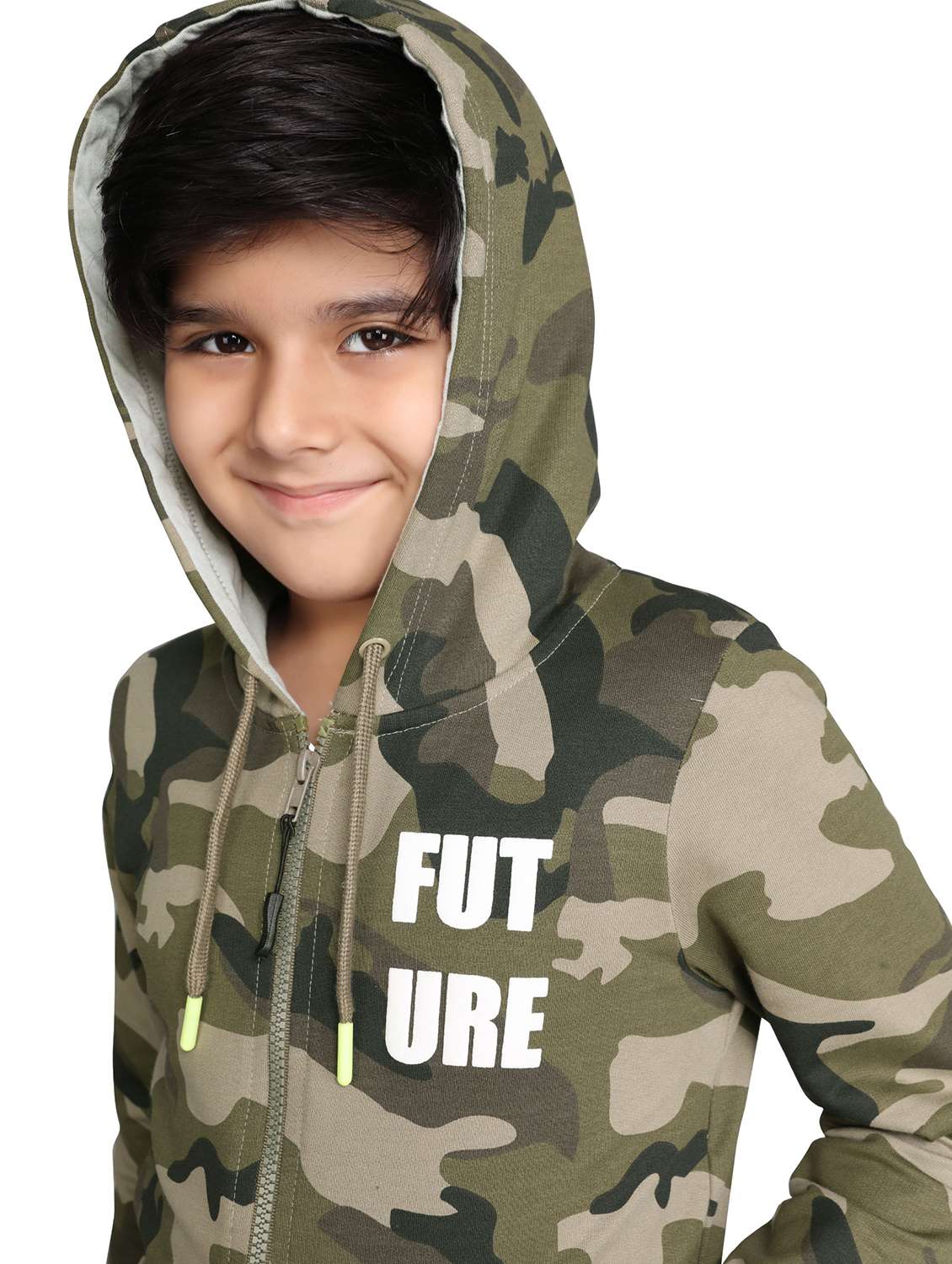 boys printed long sleeve hooded full length sets - 22083255 - Standard Image - 3