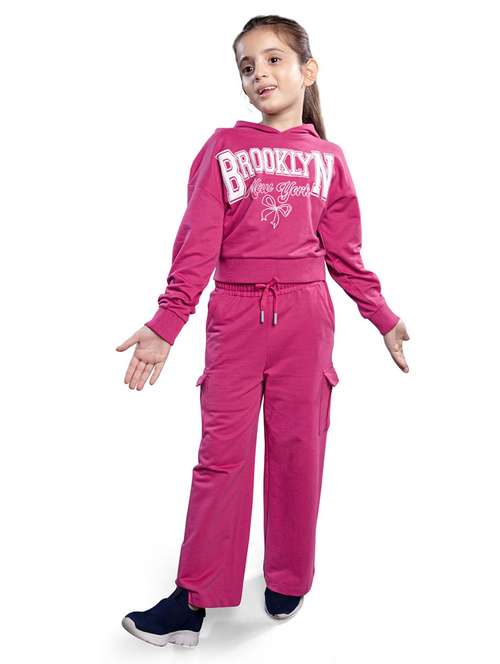 boys printed long sleeve hooded full length set - 22083262 -  Standard Image - 0