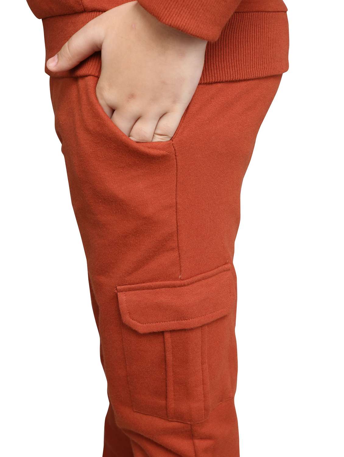 boys solid mid rise regular fit jogger - 22083267 - Standard Image - 3