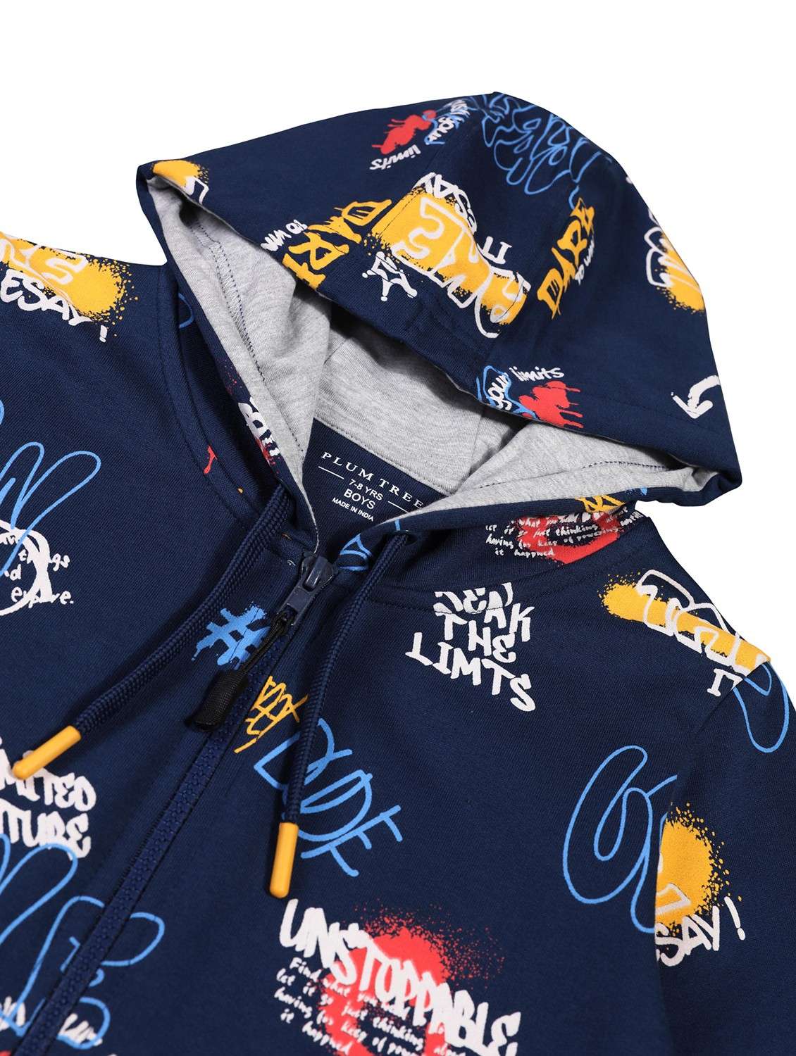 boys printed long sleeve hooded sweatshirt - 22083280 -  Standard Image - 3