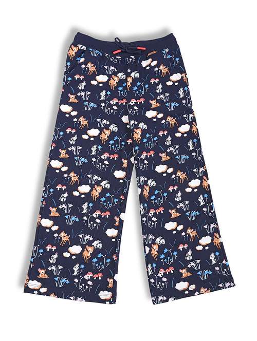 girls printed mid rise palazzo  - 22083289 -  Standard Image - 0