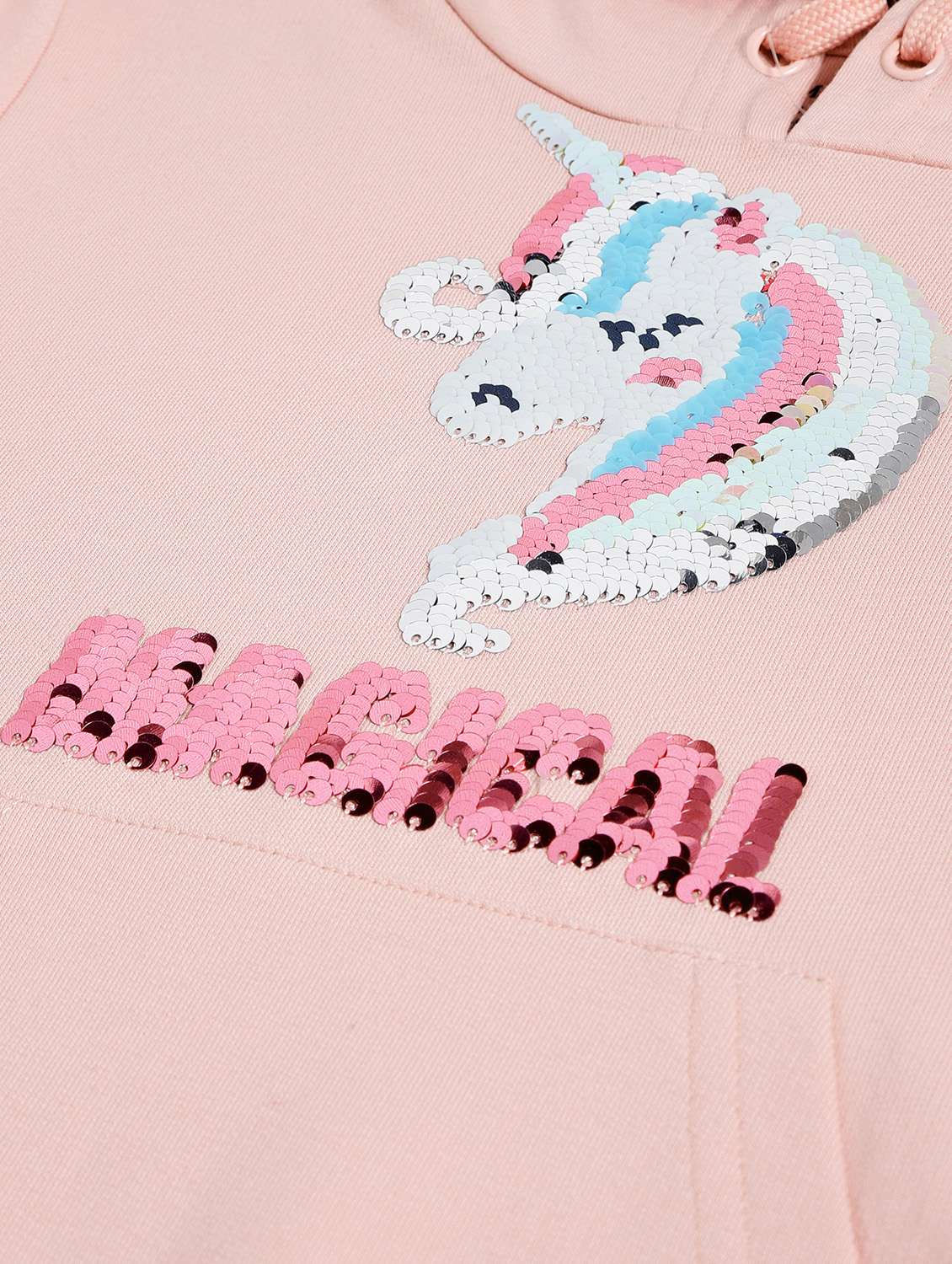 girls printed long sleeve hooded sweatshirt - 22083298 -  Standard Image - 3