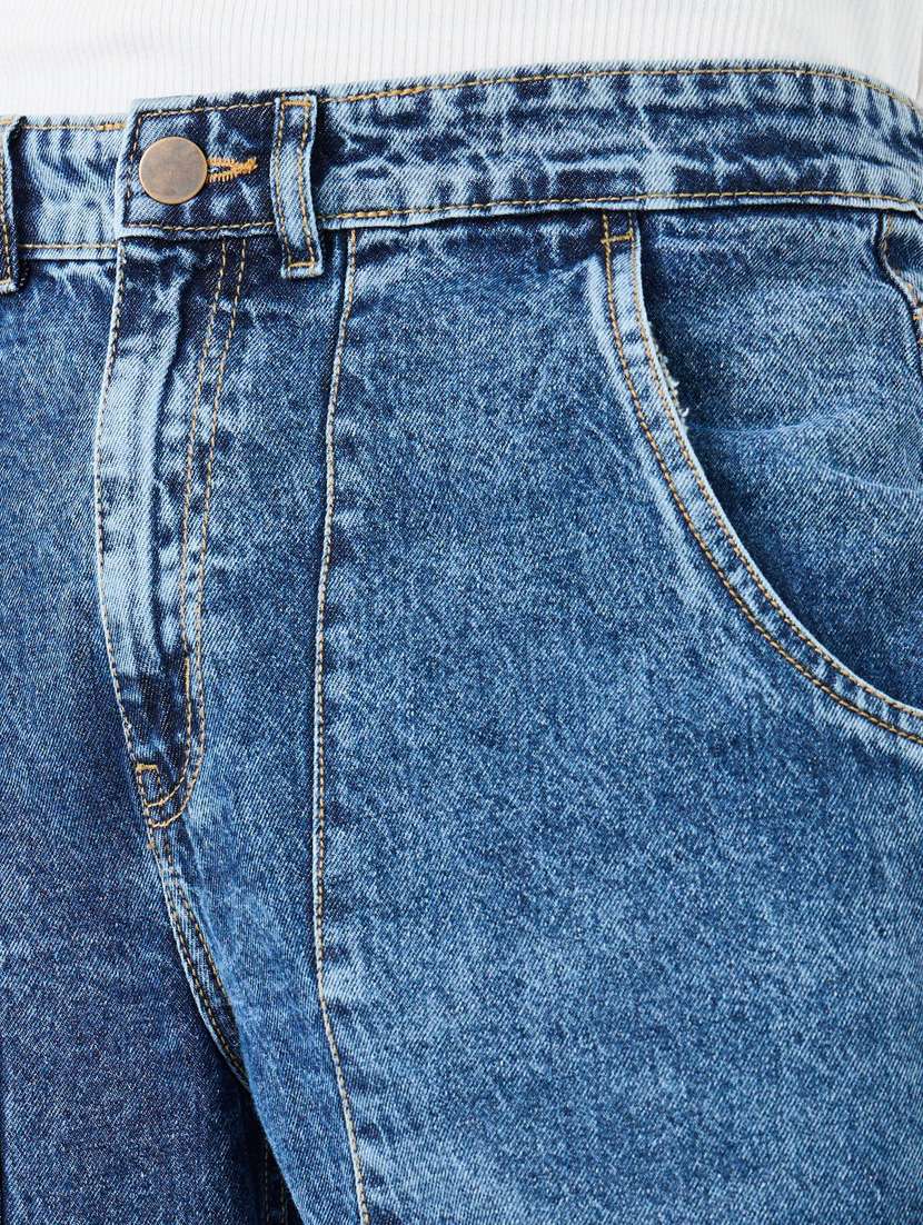 men plain mid rise full length straight fit jeans - 22083329 - Standard Image - 3