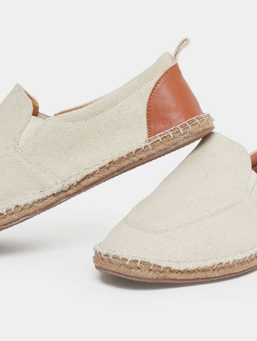 men off white slip on espadrille - 22083429 - Standard Image - 3