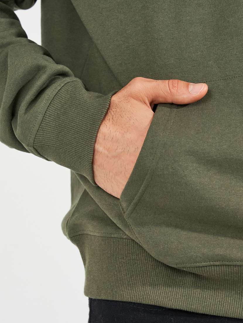 men solid long sleeve regular fit sweatshirt - 22083442 -  Standard Image - 3