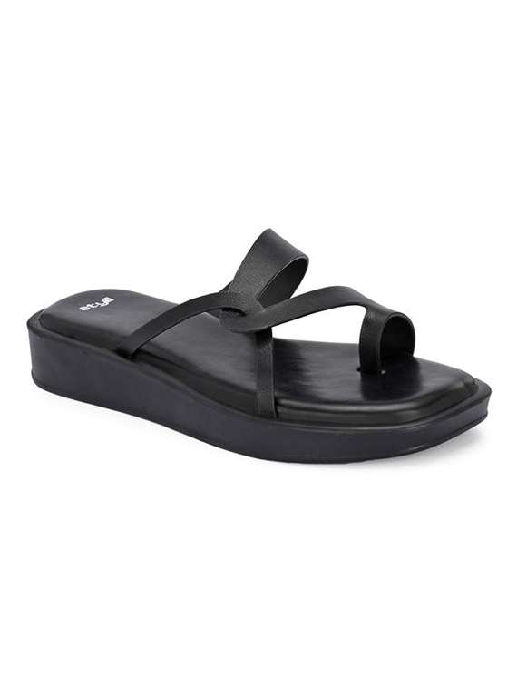 women black slip on wedge - 22083458 -  Zoom Image - 0