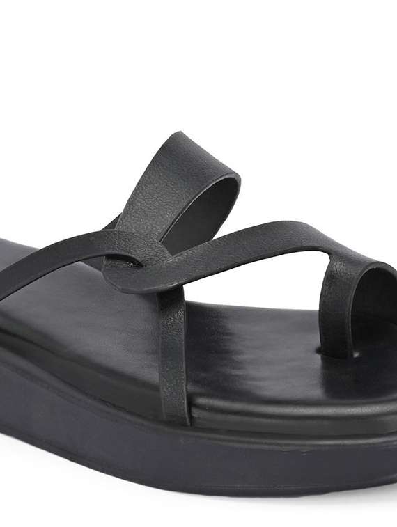 women black slip on wedge - 22083458 -  Standard Image - 5