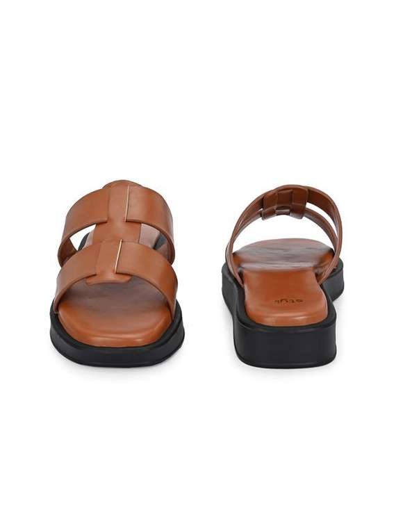 women tan slip on wedge - 22083459 -  Standard Image - 5