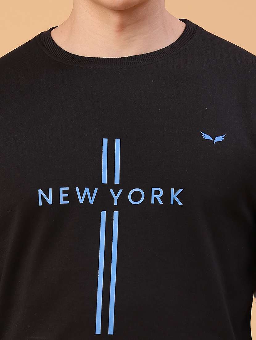 men printed long sleeve sweatshirt - 22083710 -  Standard Image - 5