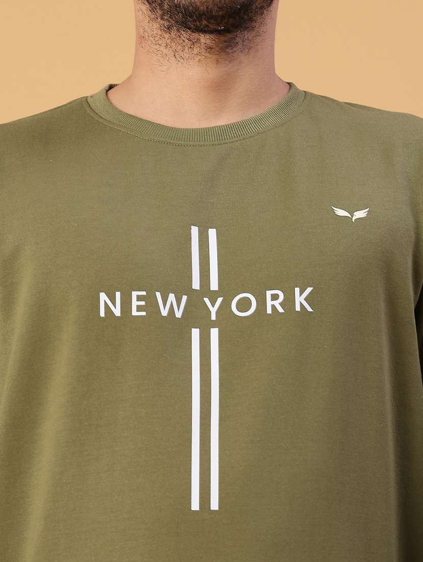 men printed long sleeve sweatshirt - 22083711 -  Standard Image - 5