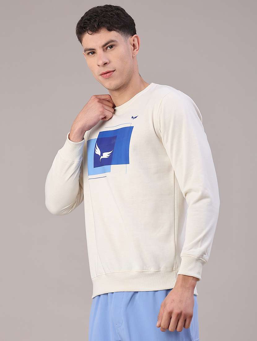 men printed long sleeve sweatshirt - 22083722 -  Standard Image - 3