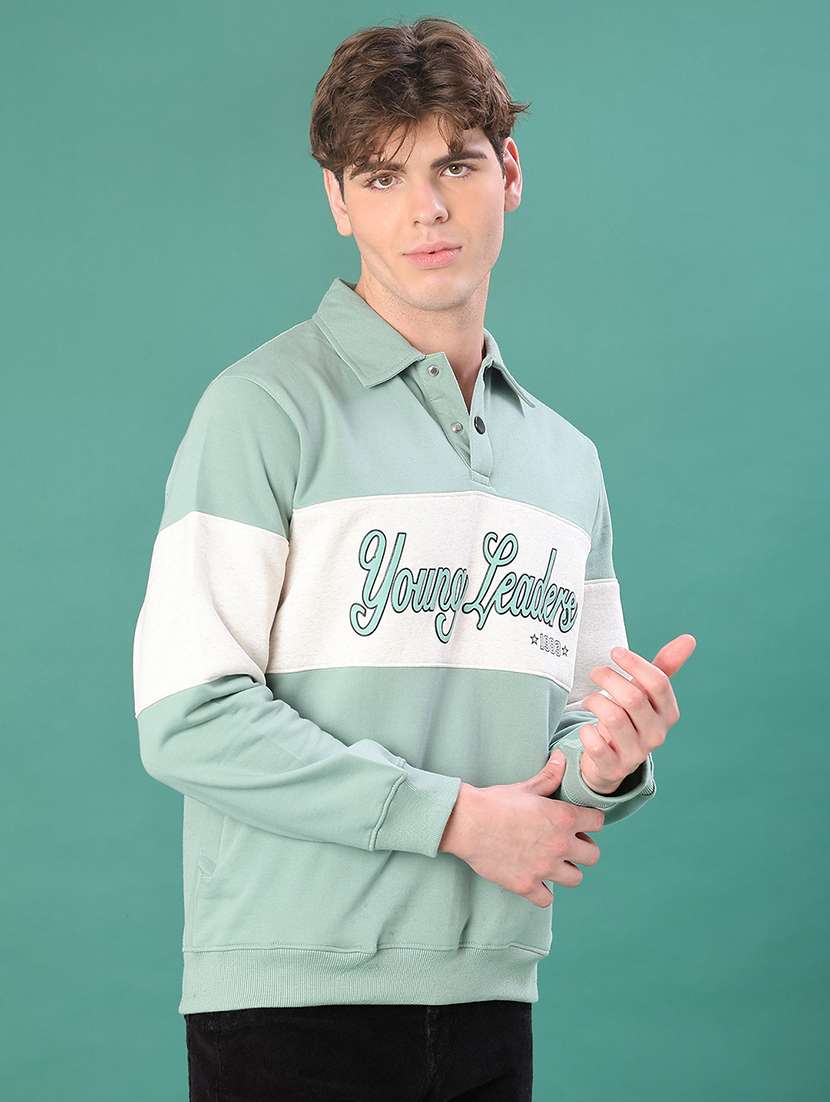 men printed long sleeve regular fit sweatshirt - 22083878 -  Standard Image - 3