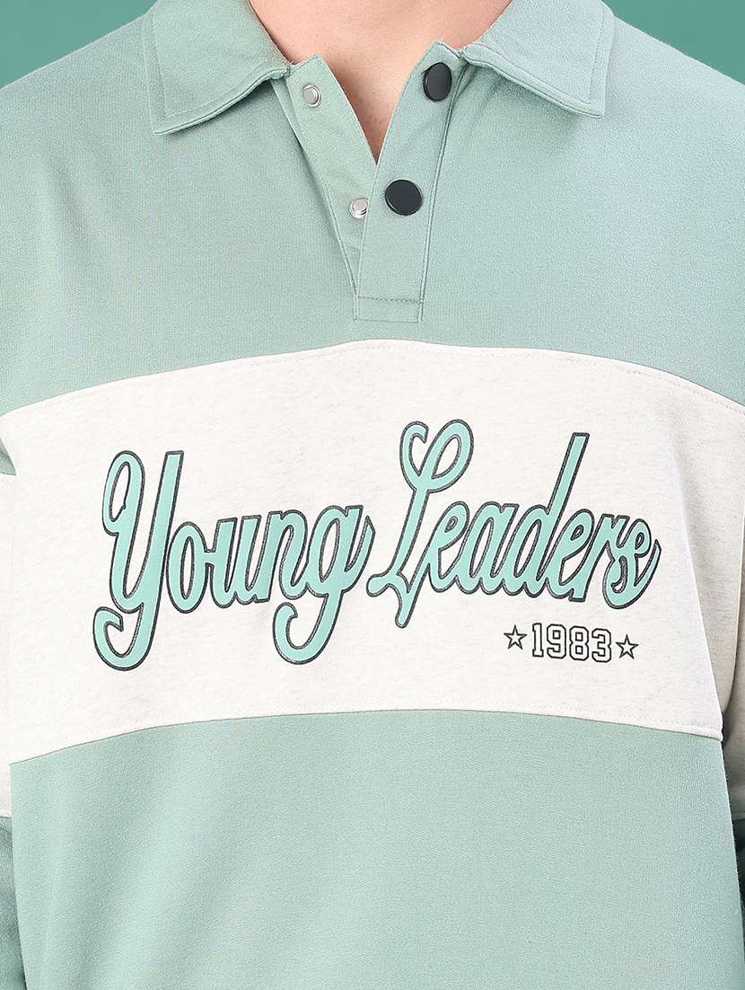 men printed long sleeve regular fit sweatshirt - 22083878 -  Standard Image - 5