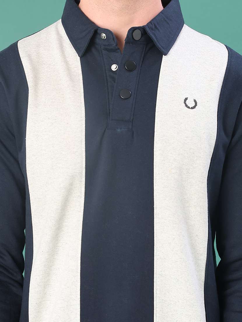 men color block long sleeve regular fit sweatshirt - 22083887 -  Standard Image - 5