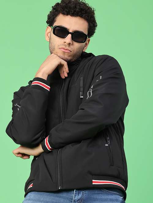 men solid long sleeve lightweight bomber jacket - 22083959 -  Standard Image - 0