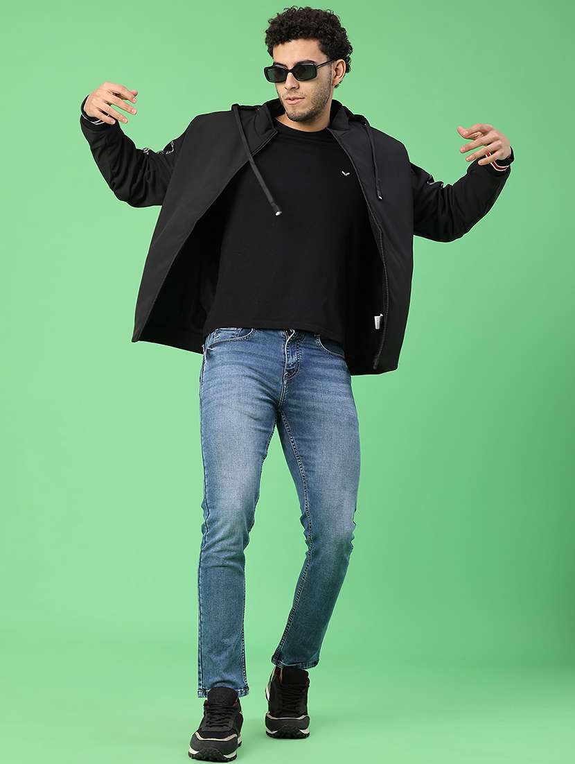 men solid long sleeve lightweight bomber jacket - 22083959 -  Standard Image - 5