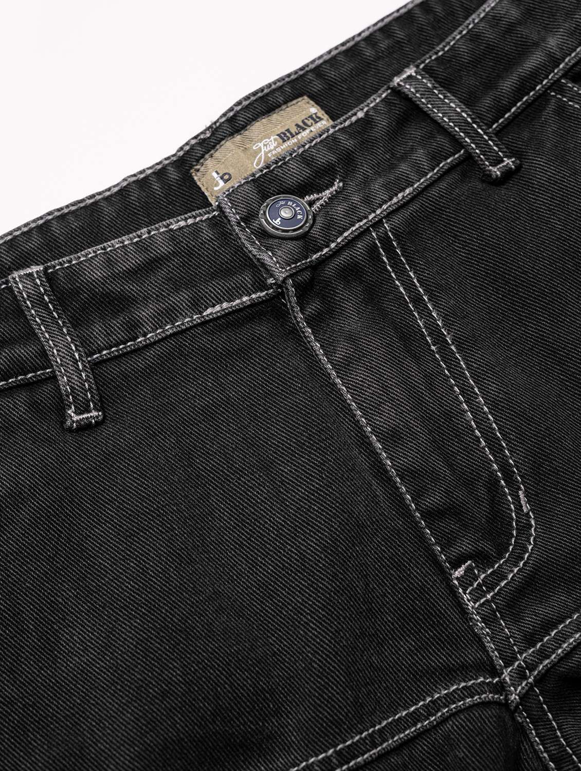 men plain mid rise full length jeans - 22084519 -  Standard Image - 5