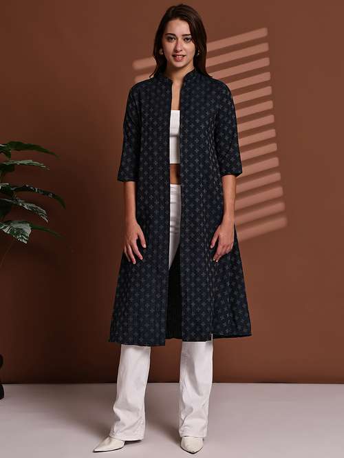 green cotton shrug - 22084523 - Standard Image - 0