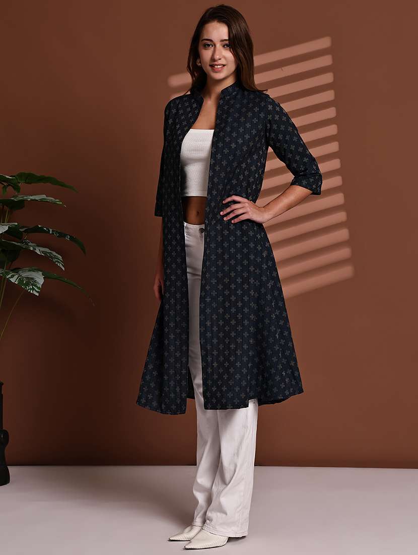 green cotton shrug - 22084523 - Standard Image - 3