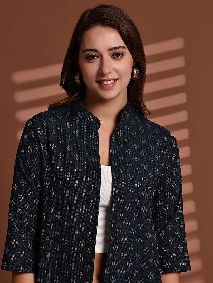 green cotton shrug - 22084523 - Standard Image - 5