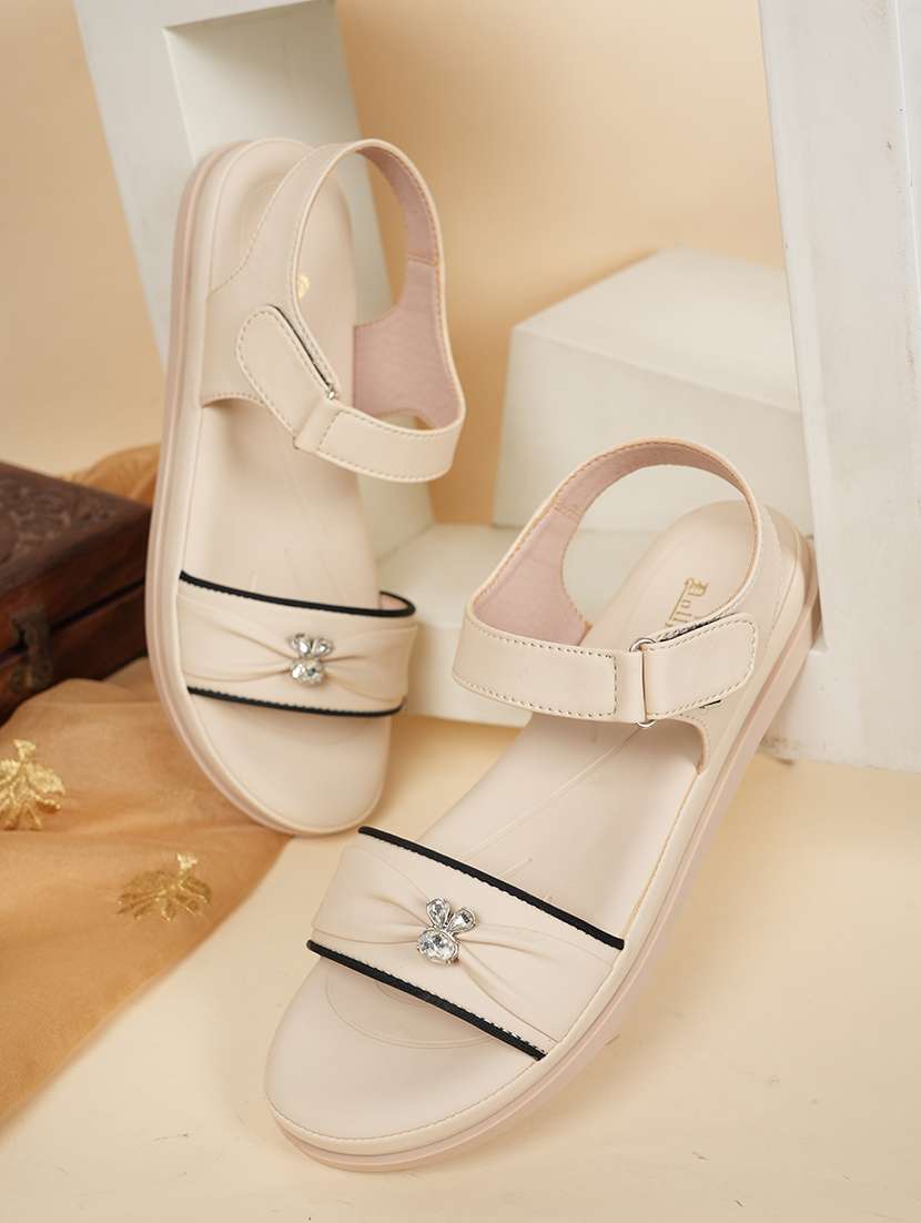 women solid back strap wedge - 22084613 -  Zoom Image - 0
