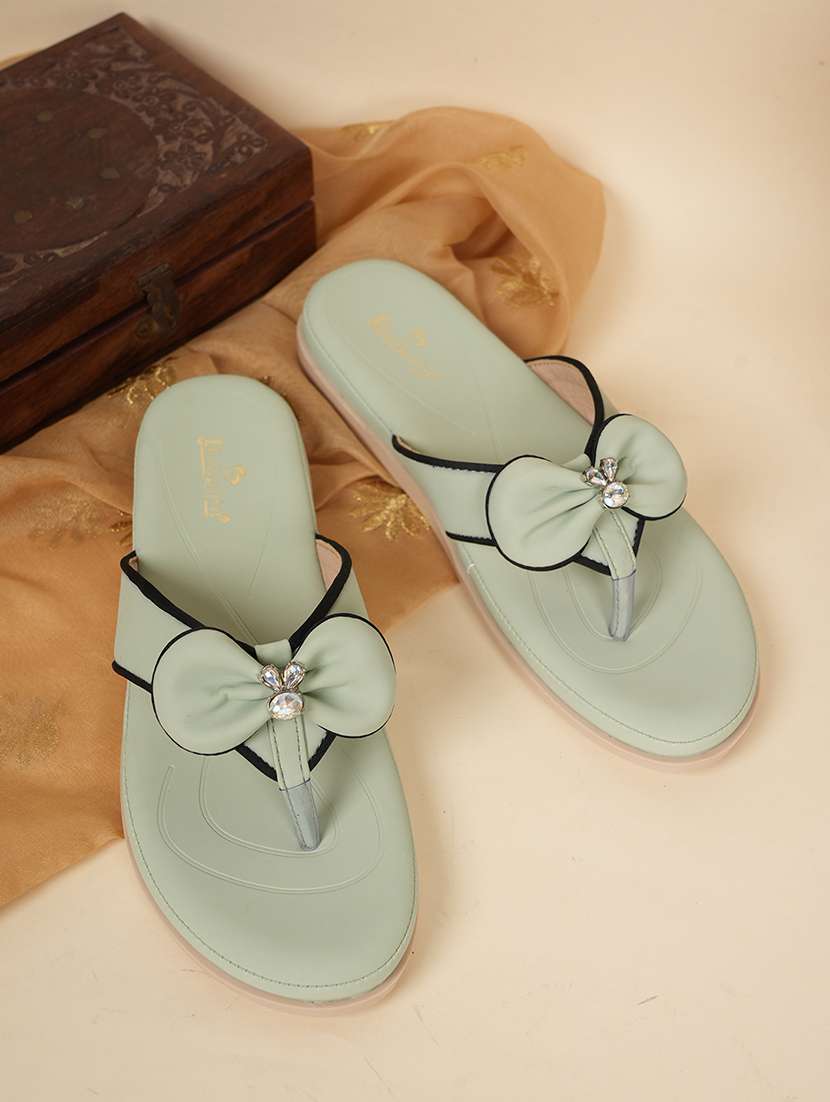 women solid slip on wedges