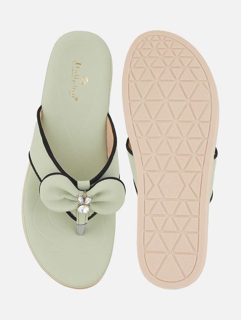 women solid slip on wedges - 22084616 - Standard Image - 5