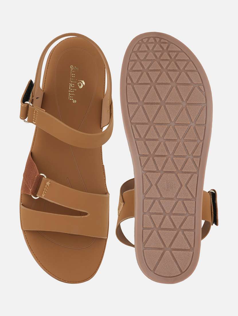 women solid back strap wedge - 22084621 - Standard Image - 5
