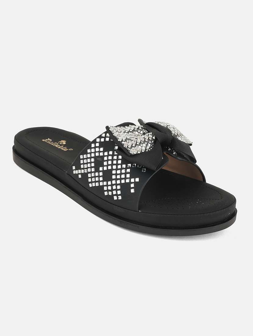 women solid slip on wedges - 22084625 - Standard Image - 3
