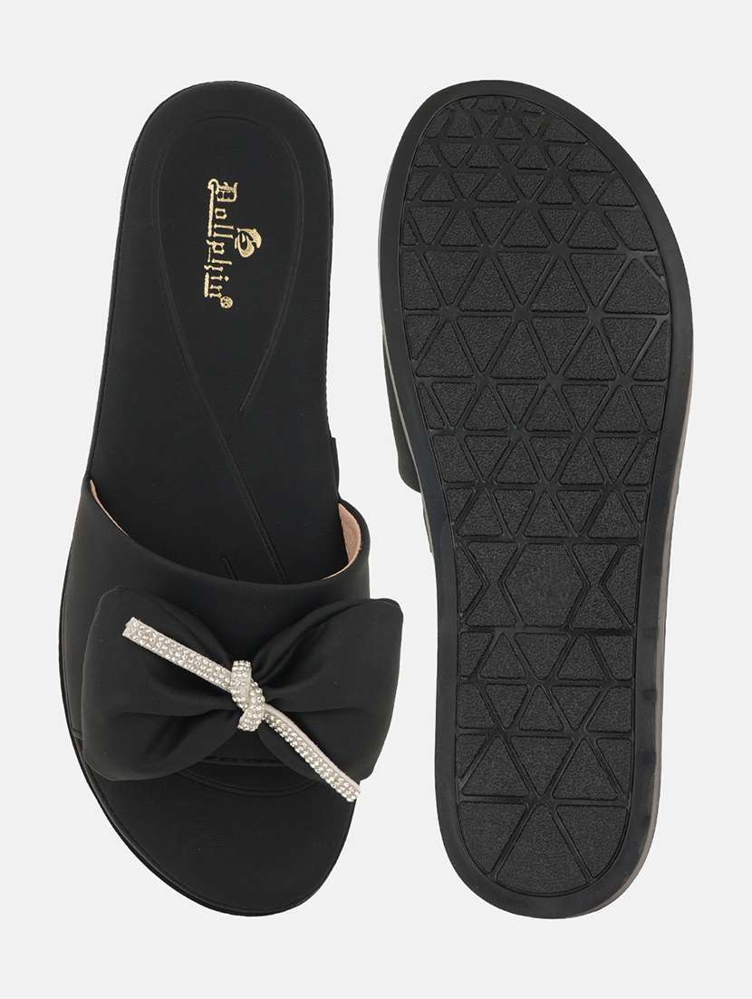 women solid slip on wedges - 22084628 - Standard Image - 5