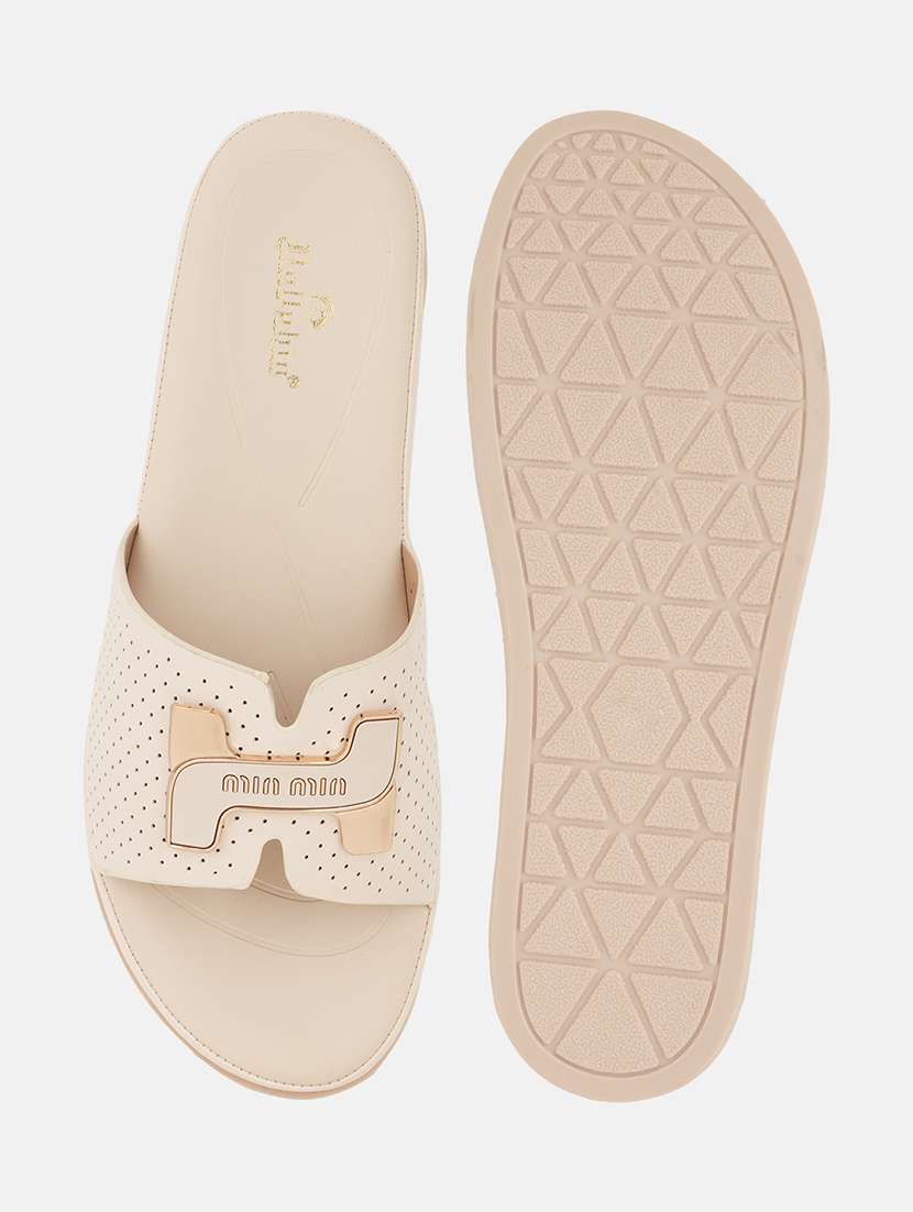 women solid slip on wedges - 22084635 - Standard Image - 5