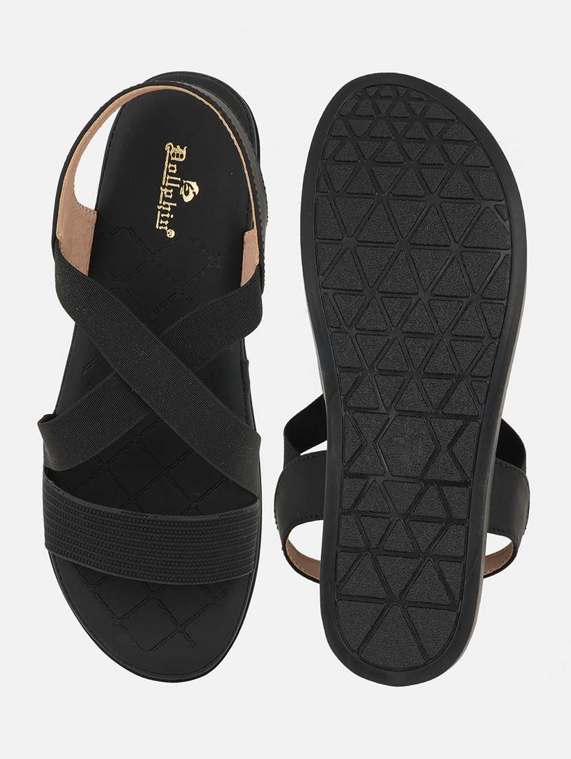 women solid strappy back strap wedge - 22084640 - Standard Image - 5