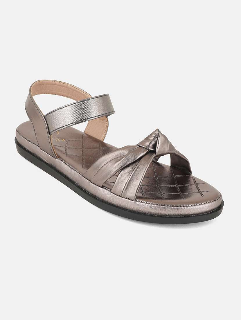 women solid back strap wedge - 22084643 - Standard Image - 3