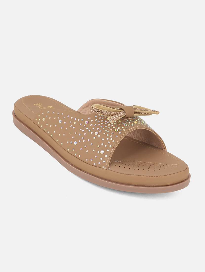 women embellished slip on wedges - 22084648 - Standard Image - 3