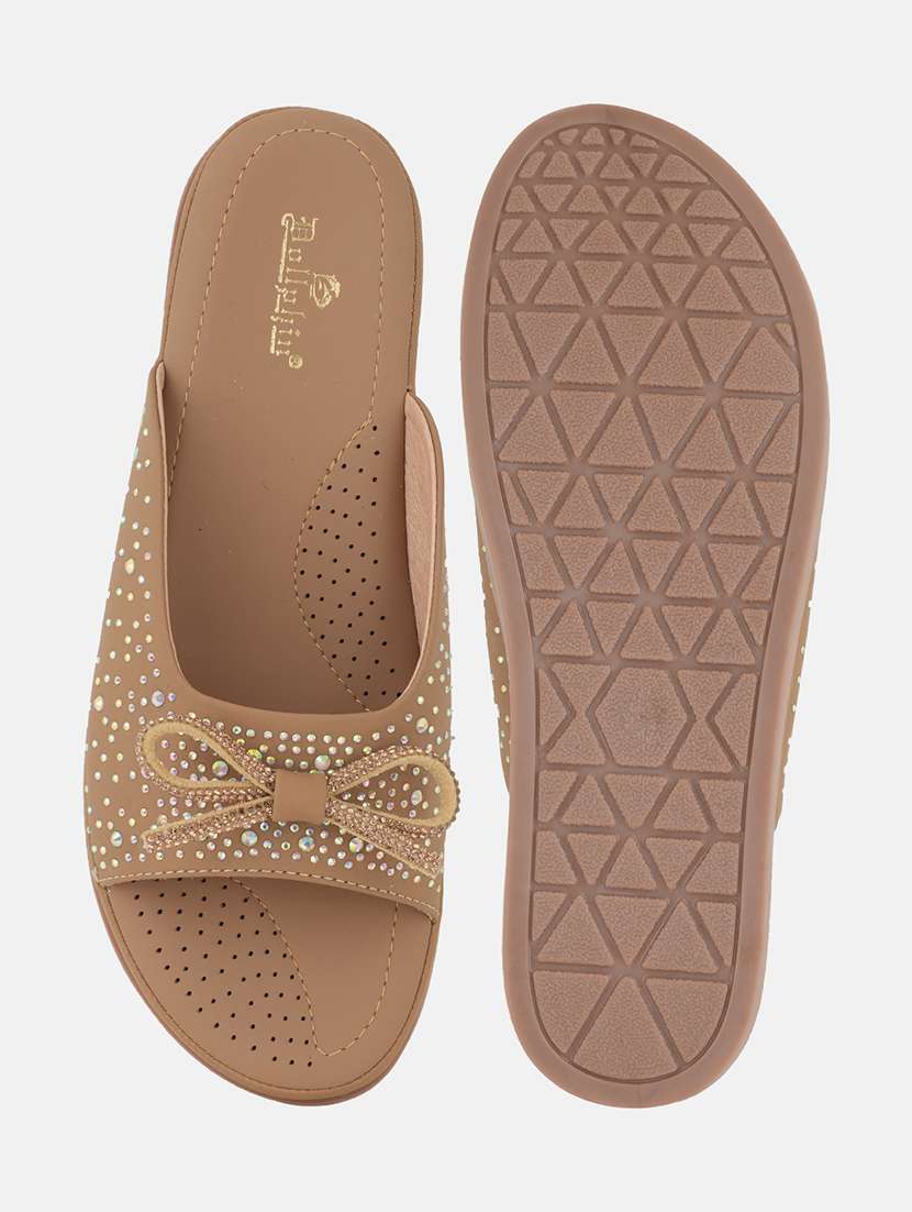 women embellished slip on wedges - 22084648 - Standard Image - 5