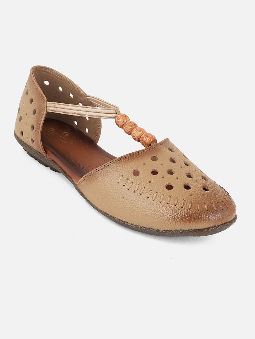 women beige slip on sandal - 22084649 - Standard Image - 3
