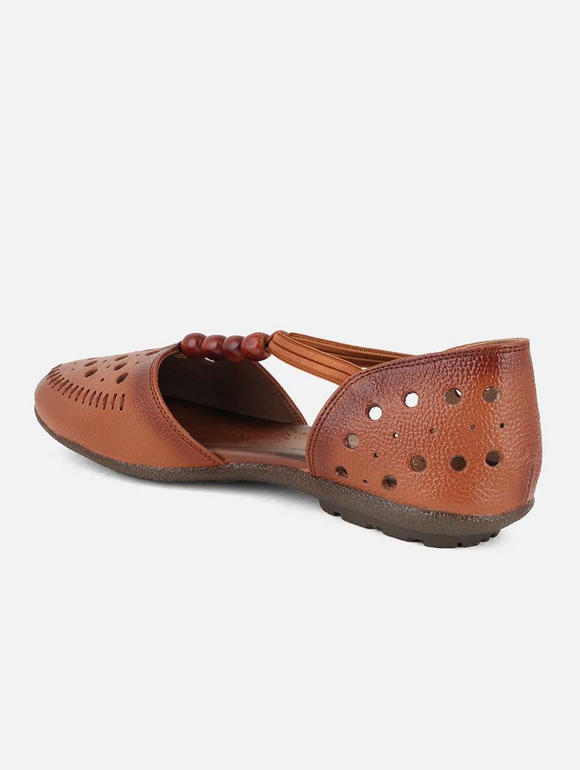 women brown slip on sandal - 22084652 -  Standard Image - 5