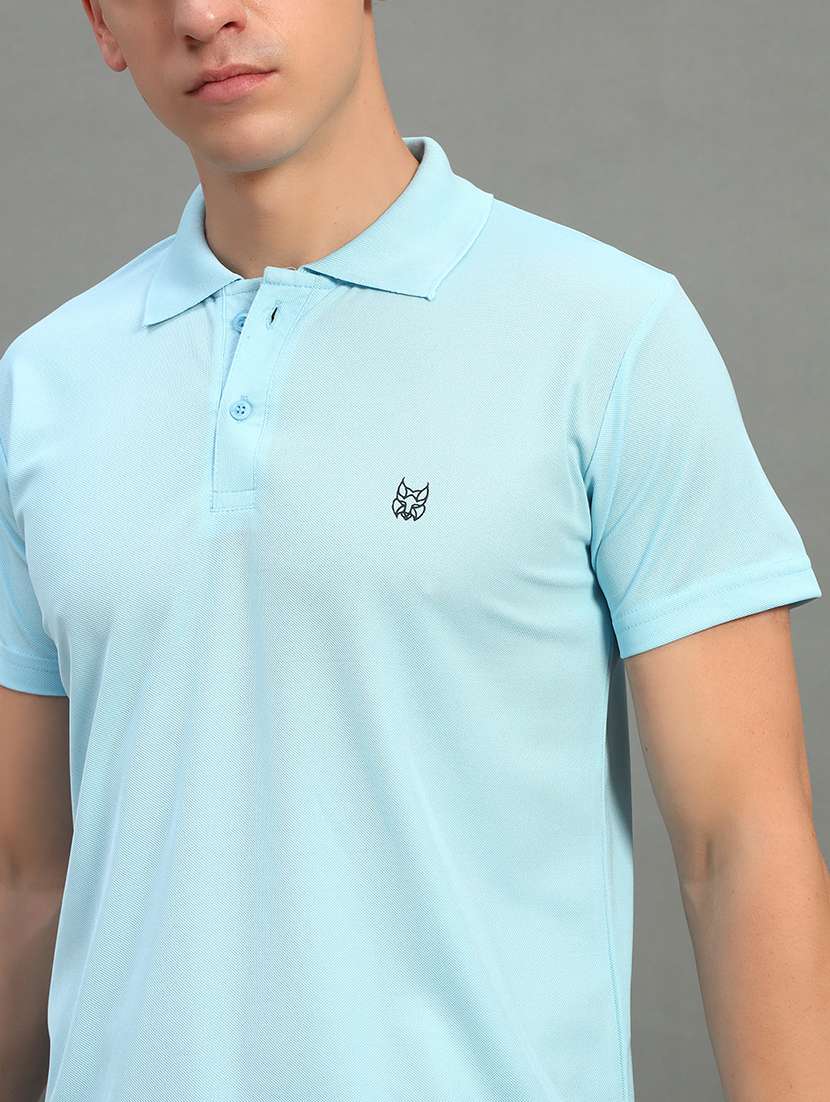 men solid short sleeve regular fit polo t-shirt - 22084675 -  Standard Image - 3