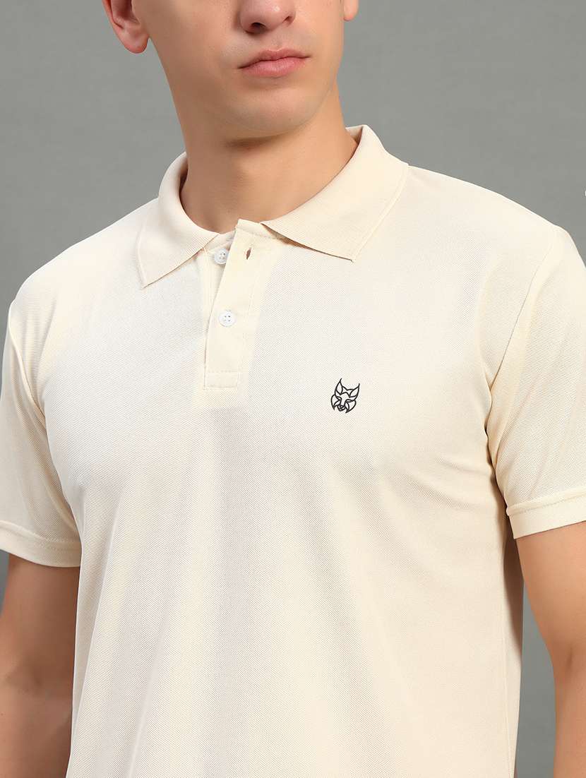 men solid short sleeve regular fit polo t-shirt - 22084687 -  Standard Image - 3