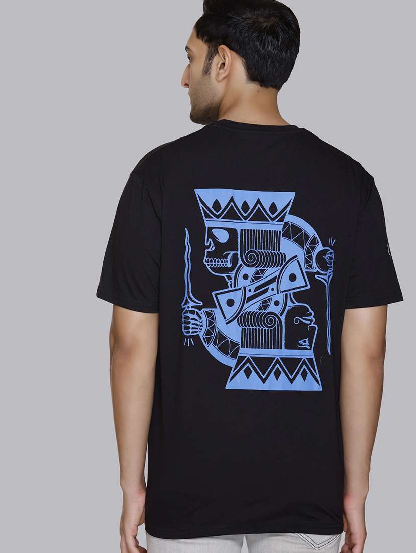 men back print round neck regular fit t-shirt - 22084725 -  Zoom Image - 0