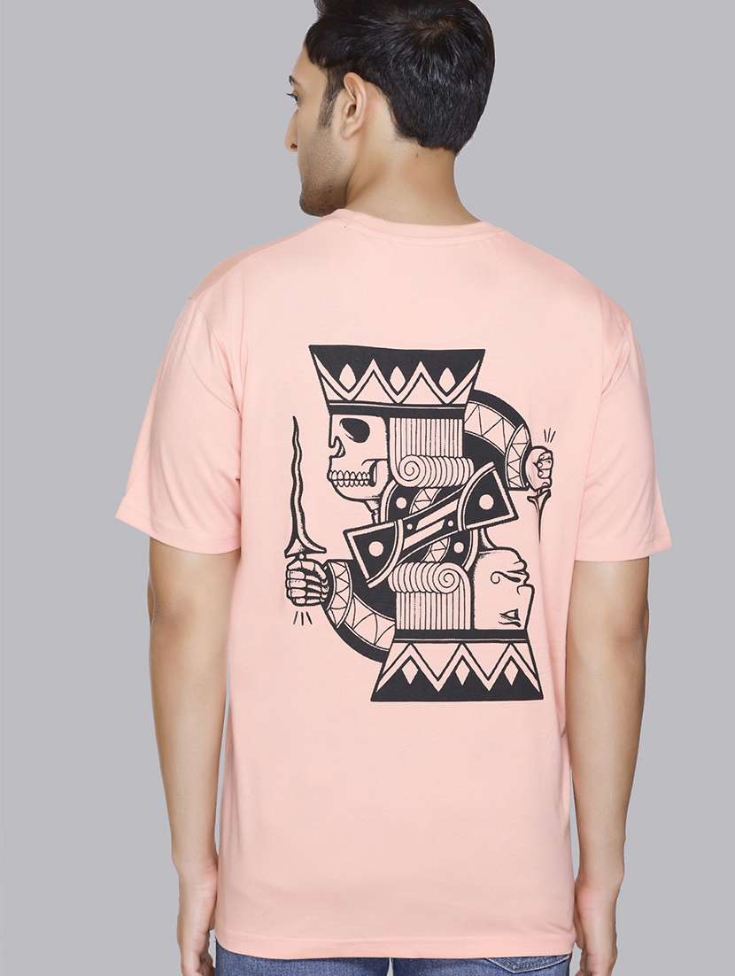 men back print round neck regular fit t-shirt - 22084729 -  Zoom Image - 0