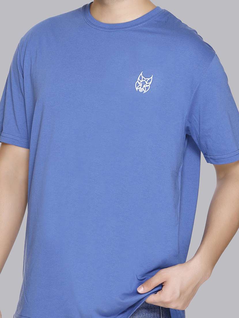 men back print round neck regular fit t-shirt - 22084730 - Standard Image - 3