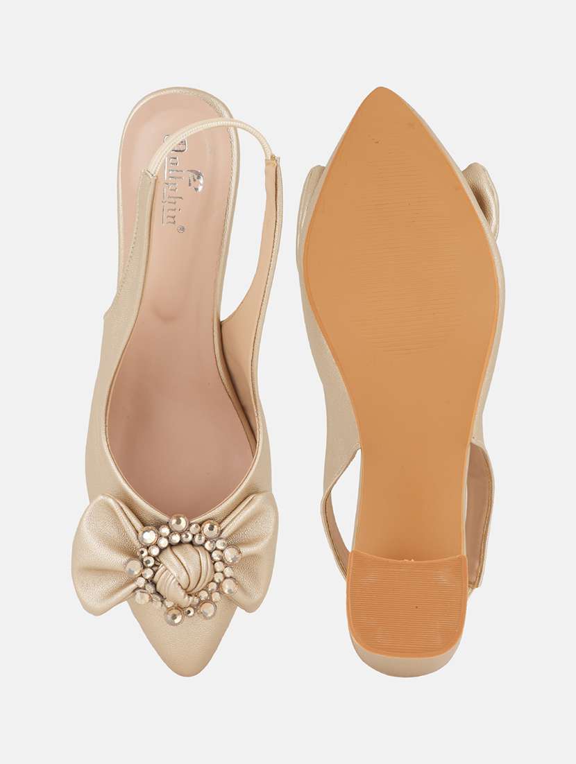 women solid back strap block heel sandals - 22084742 - Standard Image - 5