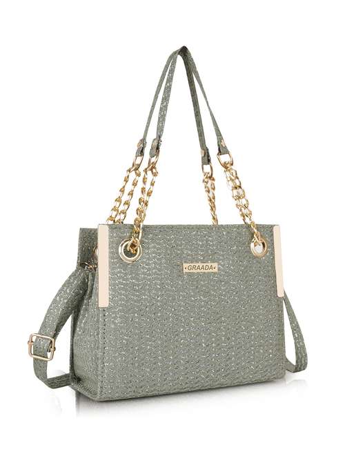 quilted green polyester party handbag - 22084795 -  Standard Image - 0