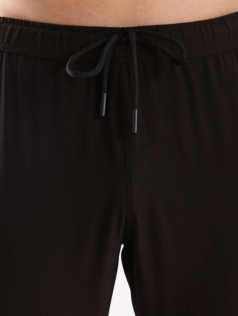 men solid mid rise full length track pant - 22085095 -  Standard Image - 3
