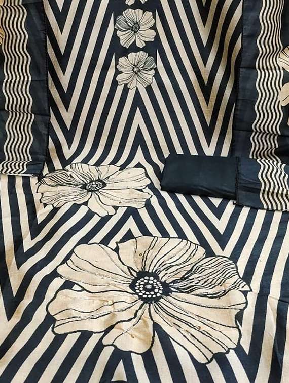 women printed unstitched suit set - 22085123 -  Standard Image - 3