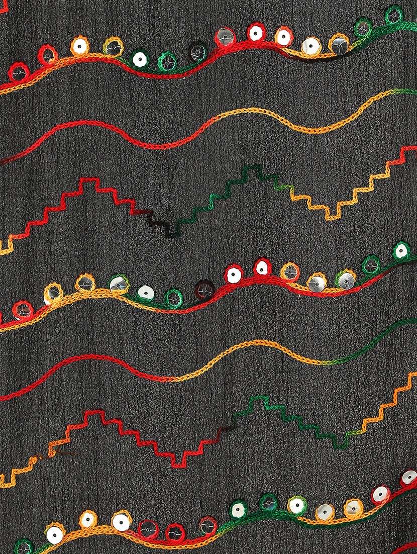women solid with work festive dupatta - 22085240 - Standard Image - 3
