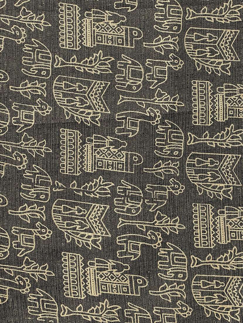 printed silk dupatta with tassels - 22085245 - Standard Image - 3